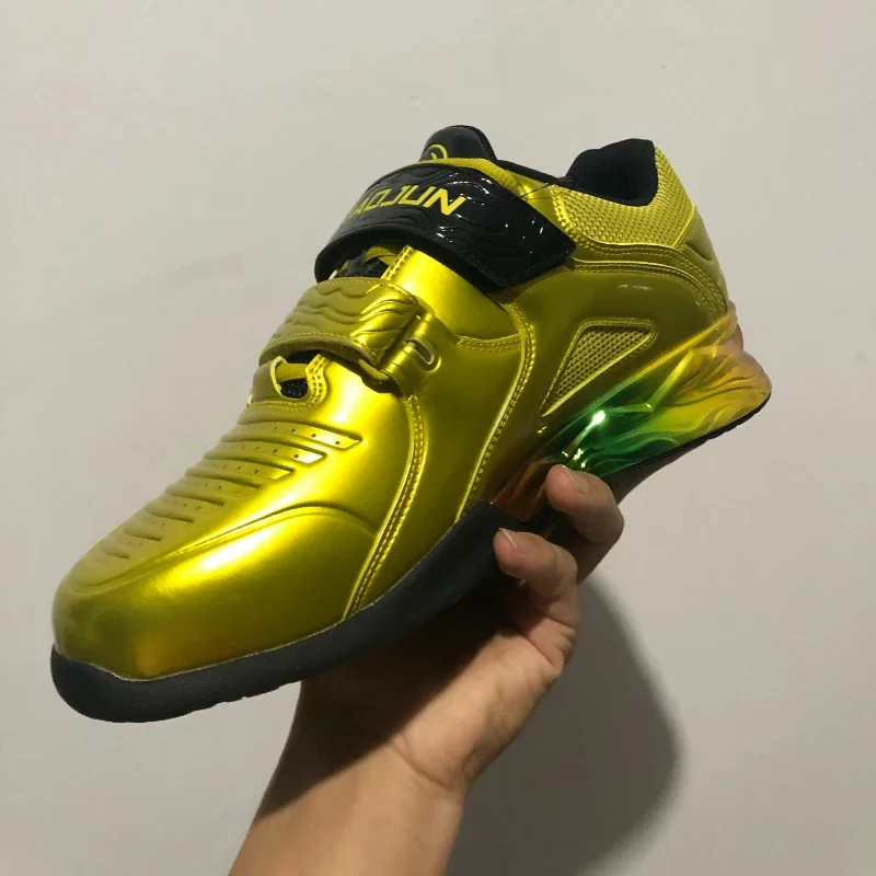 핫세일 커플용 스쿼트 하드풀 슈즈 골드 가죽 웨이트 리 - Weightlifting Shoes 리뷰 및 가격